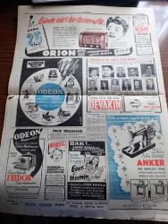 Cumhuriyet Gazetesi - 20 Aralık 1950 - Geç Kaldılar yazan Abidin Daver Başmakale - Eisenhower Atlantik ordusu komutanı oldu - Kore'de Kızıl Çinliler 39. Arz dairesi üzerinde toplandılar arz dairesi üzerinde toplandılar - Kore'de birliğimizin ele geçirdiği Kuzey Koreli kadın ve erkek casuslar fotoğraf - Kore'deki şehit Yaralı ve kayıplarımızı bildiren resmi tebliğ - Kore kahramanları Amerika'nın sesi radyosundan konuşacaklar - Maliye Bakanı Hasan Polatkan'ın bütçeye dair izahatı - cumhurbaşkanı Celal Bayar'ın gazetecilere çay ziyafeti - yeni denizaltılarımız Dün Amerika'dan geldiler fotoğraf - İngiltere'ye Marshall yardımı kesilecek - Karanlık Oda Yazan Peride Celal Yazı Dizisi - Iwo Jima Yanıyor filmi Marmara ve çemberlitaş sinemasında - ahiret yolcuları filmi yurt sinemasında - Amerikalı güreşçiler Yarın uçakla geliyorlar fotoğraflar - Yaşar Doğunun rakibi  Louis Heintz fotoğraf - Hamiyet Yüceses ve Ahmet Üstün Taksim kristal salonunda - Türkiye'den kore'dekilere mektup - Sümerbank