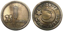 1946 Yılı 25 Kuruş ÇÇT (+)