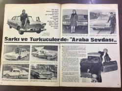 FOTO MAGAZİN, RADYO, SİNEMA ve EĞLENCE DERGİSİ(MECMUASI) - 6 NİSAN 1966 - SAYI: 54 - ZEKİ MÜREN KENDİ KENDİSİYLE RÖPORTAJ YAPTI - ''GÖNÜL AKKOR ''BİRAZ KÜL BİRAZ DUMAN'' FİLMİNDE OYNUYOR' '- SEVİM TANÜREK AMELİYAT OLACAK - HAMİYET ATASOY - NURİ SESİGÜZEL - PERİHAN SÖZERİ - ÜSKÜDAR MÜZİK CEMİYETİ KONSERİ - GÖNÜL YAZAR'IN KALEMİNDEN İSTANBUL GECELERİ - THOMAS RAINER - VURAL CANTÜRK - YILMAZ AKAR - ERCÜMENT BATANAY - İNCİ KORAY - AYFER FERAY - PERVİN PAR - RUKİYE GÖREÇ - LALE SARI - NİHAT LEVİ - SEVİM ÖZER - ALAEDDİN YAVAŞÇA BİR ŞARKIYI 172 KURUŞA OKUYOR - TÜLİN KORMAN KÖPEKLERİNİ TURNEYE ÇIKARIYOR - TÜLİN KORMAN RÖPORTAJI - ADNAN ÖZTRAK - AKA GÜNDÜZ - ŞARKICI ve TÜRKÜCÜLERİN ARABALARI - MUALLA MUKADDER - NEZAHAT BAYRAM - AHMET SEZGİN - NURETTİN ÇAMLIDAĞ - NEŞE CAN - NURİ SESİGÜZEL - GÜNERİ TECER - FATMA GİRİK - NERİMAN KÖKSAL - AJDA PEKKAN - VAHİ ÖZ