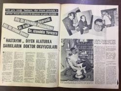 FOTO MAGAZİN, RADYO, SİNEMA ve EĞLENCE DERGİSİ(MECMUASI) - 1960'LAR- SAYI:* - AYHAN ÖZIŞIK - ZEKİ MÜREN - SEVİM TANÜREK - MUZAFFER TEMA ve AİLESİ - DANSÖZ NECLA ATEŞ - EKREM BORA - LEYLA SAYAR - AYLA ALGAN - KUZEY VARGIN - TÜLİN ELGİN - NURİ SESİGÜZEL ve AİLESİ - ALİYE AKKILIÇ - NEZAHAT BAYRAM - GÖNÜL YAZAR'IN KALEMİYLE İSTANBUL GECELERİ, GÖNÜL AKKOR, YILMAZ AKAR, ŞÜKRÜ GÜLESİN, TARIK GÜRCAN, AYTEN ÇANKAYA, LOS MOCHUCOMBOS - VURAL CANTÜRK - HÜSEYİN CENDERE - SELMA GÜNERİ - TÜLİN KORMAN - NURİ SESİGÜZEL - FERDA FERDAĞ, SEVDA FERDAĞ'I ŞİKAYET ETTİ - NİHAL KÖKNAR - DİŞ DR. ALAEDDİN PALANDÖKEN - NEVZAT ATLIĞ - DARIO MORENO - SADİ HOŞSES