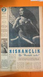 YEDİGÜN EDEBİYAT, FİKİR, SANAT, SİNEMA VE AKTÜALİTE RESİMLİ MECMUA DERGİSİ - SAYI: 24 - 25 AGUSTOS 1949 - ZİYA - HÜSAMETTİN GÜRELİ - NURİ - CAHİT ÖNEL - OSMAN COŞGÜL - NECDET ERGİN - MUSTAFA BATMAN - ERDAL BARKAY - MAHİR ARAS - YILMAZ OKTAY - DOĞAN ACARBAY - KEMAL HOROLU - AVNİ AKGÜN - RUHİ SARIALP - TURAN GÖKER - OKTAY KARAKULAK - RAGIT OETAR - KOC - HAKAN ZARAMAN - İLHAN TAGUEU - MUSTAFA ONCAN - MUHİTTİN AKIN - SETVAN TOKER - RAHİ BARSALP - GÜNER FİRİK - CELİL UÇARER - EMİN TOKGÖS - V. YÜCER - B. CENGİZ - SEDAT SIMAVI - TAHSİN ÖZTİN - FREUD - ADLER - WILLIAM SHAKESPEARE - LAURENCE OLIVER - BING CROSBY - RINE STEVENS - FOTOGRAFLA DÜNYA AKTUALİTESİ - MİLLİ ATLETİZM KARŞILAŞMALARINDA AVUSTURYALILARI YENDİK - KISKANÇLIK - KRONBORG ŞATOSUNDA MEŞHUR HAMLET'İN TEMSİLİ - KADINLAR ERKEKLERDEN DAHA FAZLA YAŞIYORLAR - IVA TOGURI D'AGIUNO - MARION STEIN - EARL OF HAREWOOD - GEORGE - PRINCESS ROYAL - HARRY S. TRUMAN - IRENE DUNNE - ERROL FLYNN - NORA EDDINGTON - DICK HAYMES - GERHARD A - 12 SAYFA