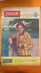 PAZAR AKTÜALİTE, SİNEMA, TİYATRO, MİZAH MECMUA DERGİSİ - SAYI: 420 - 11 EKİM 1964 - GÖKSEL ARSOY - NURLAN SAN - SIRRI GÜLTEKİN - VARAL ÜRKMEZ - HULUSİ KENTMEN - EKREM BORA - SEVDA FERDAĞ - GÜLBİN ERAY - TÜLİN ELBİN - VAHİT ÖZ - CÜNEYT ARKIN - NEBAHAT ÇEHRE - YILMAZ GÜNEY - SEMRA SAR - AHMET TARIK TEKÇE - AŞIK SEN - FATMA GİRİK - BİRSEN MENEKŞELİ - TANJU GÜRSU - AHMET MEKİN - SADRİ ALIŞIK - ASIM NİPTON - YALÇIN ÇETİN - ALFRED HITCHCOCK - FOTOGRAFLA AKTÜALİTE - YENİ YETİŞEN BİR YILDIZ ADAYI NURLAN SAN - DOĞUM GÜNÜNÜZ KUTLU OLSUN ASIM NİPTON - ONU DA KAYBETTİK AHMET TARIK TEKÇE - PAZAR’DAN PAZARA - HANIMLARLA BAŞBAŞA - TİYATROLARDA YENİ OYUNLAR - ALMANYADA BÜYÜK BAŞARI KAZANMIŞ BİR TÜRK KARİKATÜRİSTİYLE RÖPORTAJ - KURT KÖPEĞİ - TURİST ÖMER - ÇÖPÇATANLAR KAMPI - KARA ŞAHİN - KIRK KÜÇÜK ANNEM - KARA DAĞLI  - 16 SAYFA