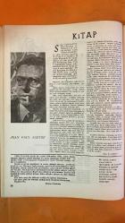 YENİ İNSAN BİLİM, SANAT, DÜŞÜN, EDEBİYAT DERGİSİ - SAYI: 11 - KASIM 1963 - FAZIL HÜSNÜ DAĞLARCA - SAMİM KOCAGÖZ - HİLMİ ZİYA ÜLKEN - JEAN PAUL SARTRE - GEORGES SIMENON - MEHMET SEYDA - S. FREUD - GEORGES DUTHUIT - VINCENT VAN GOGH - HENRI MATISSE - ERCÜMENT KALMIK - CELÂL SİLAY - CAHİT SITKI TARANCI - SUNA LOKMAN - TEOMAN - LEYLA TANER - TURHAN SELÇUK - BÜLENT DALYANCI - DESIR - COURTUNNIER - N. ACEMİ - G. F. - Y. I. - ATATÜRK - BİLGE TANYOL - NURULLAH ATAÇ - NECATİ CUMALI - UPTON SINCLAIR - FOTOGRAFLA AKTÜALİTE - BEN GECE - BIKTIK DEDİKLERİ EDEBİYAT - TÜRK DÜNYASI - ROMAN ÇAĞI - ÇOCUK ROMANI - DOSTOYEVSKY - 5000 YILLIK YONTULAR - AVRUPA'DA TÜRK RESİM YONTU SERGİSİ - HAMLET’TE ÜÇ OĞUL - BRECHT İLE KONUŞMA - BİLİNÇLİ İLE DUYGUSAL DİNLEYİCİ - EĞİTİM VE NÜFUS MESELESİ - EĞİTİMLE REFORM - ŞİİRLER - DOĞA'DAN PARÇALAR - MATİSSE - VAN GOGH'UN MEKTUPLARI - CHAGALL - PLASTİK SANATI SERGİLERİ - AYTAÇ İLE KONUŞMA - KARİKATÜR - YENİ İNSAN DERGİSİ - BİLİM SANAT DÜŞÜN EDEBİYAT - YENİ İNS -  44 SAYFA