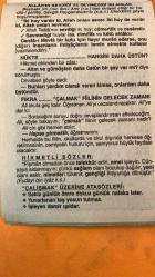 11 MART 2002 PAZARTESİ- TAKVİM YAPRAĞI - DOĞUM GÜNÜ HEDİYESİ - FAZİLET TAKVİMİ -BERDÜLACUZ (KOCAKARI SOKAKLARI)'ÜN BAŞLAMASI ILICA VE FINDIKLI'NIN KURTULUŞU (1918)-ALLAH'IN SEVDİĞİ VE SEVMEDİĞİ İKİ AHLAK