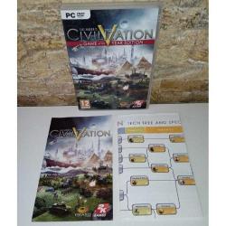 Pc oyun Civilization 5 game of the year edition. Orijinal. Harita ve kitapçık mevcut. Disk 10 üzerinden 9.5 koleksiyonluk