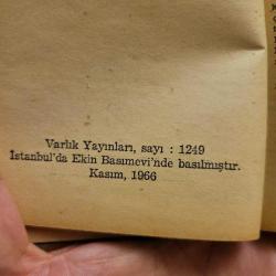 1966 BASKI. CAHİT SITKI TARANCI.
