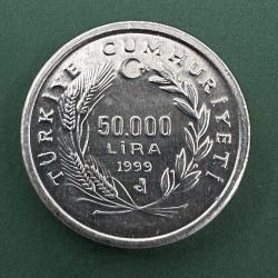 50.000 Lira 1999 FAO, 21. Yüzyıl Gıda Güvenliği, Şarapçılık. Çil.
