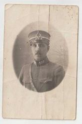 YÜZYILBAŞI DÖNEM OSMANLI ASKER SUBAY GÖRSELLİ SİYAH BEYAZ FOTOĞRAF