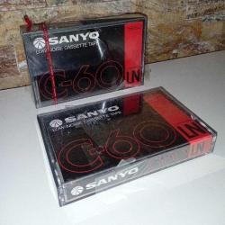 Sanyo C-60 LN Boş Teyp Kaseti. Made in Japan. Ambalajında Sıfır. ADET FİYATIDIR. stok 2 adet. Japonya üretimidir ve en az 40 yıllıktır.
