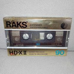 Raks HD-X II 90 Boş Teyp Kaseti, Ambalajında Sıfır.