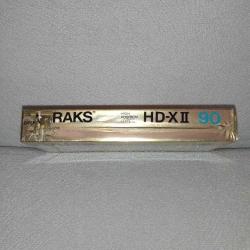 Raks HD-X II 90 Boş Teyp Kaseti, Ambalajında Sıfır.