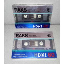Raks HD-XI 60 Boş Teyp Kaseti, Ambalajında Sıfır. ADET FİYATIDIR. stok 2 adet.