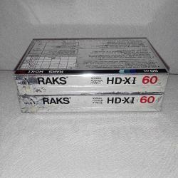 Raks HD-XI 60 Boş Teyp Kaseti, Ambalajında Sıfır. ADET FİYATIDIR. stok 2 adet.