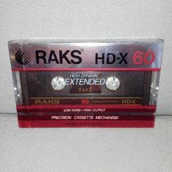 Raks HD-X 60 Boş Teyp Kaseti, Ambalajında Sıfır.