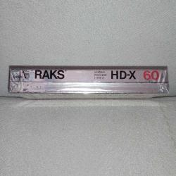 Raks HD-X 60 Boş Teyp Kaseti, Ambalajında Sıfır.