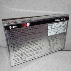 Raks HD-X 60 Boş Teyp Kaseti, Ambalajında Sıfır.