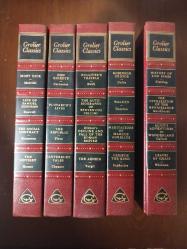 Grolier Classics  - ( 5 KİTAP - 1956 ) Moby Dick - Melville LIFE OF SAMUEL JOHNSON - BOSWELL THE SOCIAL CONTRACT - ROUSSEAU THE ODYSSEY - HOMER... - İzlanda Kitapçısı