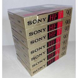 Sony HF 90 Boş Teyp Kaseti, Ambalajında Sıfır. ADET FİYATIDIR. stok 7 adet.