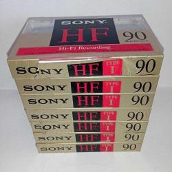 Sony HF 90 Boş Teyp Kaseti, Ambalajında Sıfır. ADET FİYATIDIR. stok 7 adet.