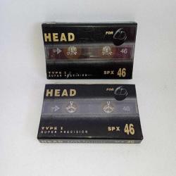 Head spx 46, Boş Teyp Kaseti. Ambalajında Sıfır ürün. ADET FİYATIDIR. stok 2 adet.