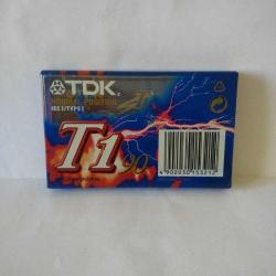 TDK T1 90 Boş Teyp Kaseti, Ambalajında Sıfır.
