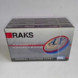 Raks AX 90 lık Boş Teyp Kaseti, Ambalajında Sıfır. ADET FİYATIDIR. stok 3 adet
