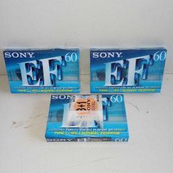 Sony EF 60 Boş Teyp Kaseti, Ambalajında Sıfır. Adet fiyatıdır. Stok 3 adet