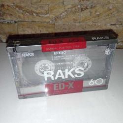 Raks ED-X 60 Boş Teyp Kaseti, Ambalajında Sıfır.