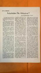 YENİ İNSAN BİLİM, SANAT, DÜŞÜN, EDEBİYAT DERGİSİ - SAYI : 29 -  MAYIS 1965 -  FİKRET ÜRGÜP - SAİT FAİK ABASIYANIK - PAUL VALÉRY - JAMES JOYCE - FAZIL HÜSNÜ DAĞLARCA - CAHİT SITKI TARANCI - FAKİR BAYKURT - MERAL ÇELEN - DEMİR ÖZLÜ - SÖREN KIERKEGAARD - ALBERT CAMUS - SAİT FAİKİ ANIŞ - İSTANBUL MAYISLARI - TOPLUMBİLİMSEL AÇIDAN BİR İNCELEME DENEMESİ II - BİREYSEL BAŞKALDIRMA - CAHİT TANYOL - YAHYA KEMAL - AHMET HAŞİM - MALLARMÉ - BAUDELAIRE - TEVFİK FİKRET - CENAP ŞAHABETTİN - ABDÜLHAK HÂMİD - AHMET HAMDİ TANPINAR - AHMET KUDSİ TECER - NÂZIM HİKMET - NECİP FAZIL - NUREDDİN ATAÇ - PEYAMİ SAFA - ŞEKİP TUNÇ - HİLMİ ZİYA ÜLKEN - ZİYA GÖKALP - ORHAN SEYFİ - YUSUF ZİYA - FARUK NAFİZ - ENİS BEHİÇ - CHARLES BAUDELAIRE - VERLAINE - BİZİM KUŞAK - FİLİZOF ADAM - ZIYA SOMAR - FELSEFEDEN NE ANLIYORUZ - ZİYA SOMAR - DEMİR ÖZLÜ - CAHİT TANYOL - MEHMET SEYDA - MERAL ÇELEN - FİKRET ÜRGÜP - MEL'SA ERDÖNMEZ - HÜSEYİN KASAP - HASAN KAVRUK - DİNÇER ERİMEZ - BEHÇET NECATİGİL - SAİT FAİK ABASIYANIK  - 42 SAYFA