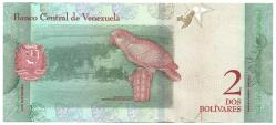 Venezuela 2018 Yılı 2 Bolivar  Çil