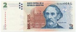 Arjantin 2002 Yılı 2 Peso  Çil