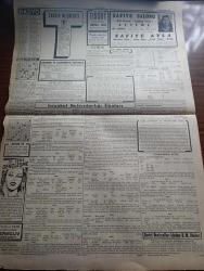 Cumhuriyet Gazetesi - 30 Birinciteşrin (Ekim) 1943 - gençliğin vazifesi yazan Nadir Nadi Başmakale - Milli Şef İsmet İnönü'nün hitabesi fotoğraf - millet içeride ve dışarıda her türlü emniyetin sağlam temellerini cumhuriyette buldu - dün İstanbul'da yapılan büyük geçit resminden fotoğraflar - yabancı memleketlerde cumhuriyetimizin yıldönümü tezahürlere vesile oluyor - Moskova Konferansı tam anlaşma ile bitti - Amerika Cumhur Reisi Roosevelt radyoda Bir Nutuk söylerken fotoğraf - İtalya'da savaşlar Almanlar müttefiklerin bir yarma teşebbüsünü durdurdu - Cemal Nadir Karikatür - İstanbul halkı dün büyük Bayramı kutlamak için sokaklara dökülmüştü fotoğraf - Müzeyyen Senar Işıl İstanbul gazinosunda - Fedailer Filosu Lale sinemasında - cumhuriyetin yirminci yılında üniversitemiz yazan profesör Ziyaeddin Fahri Fındıkoğlu - Aşkın Doğuşu yazan Peride Celal Yazı Dizisi - Kutlu Bayram yazan Burhan Felek - Safiye Ayla Muzaffer Güler Saime Güler Faide Yıldız Eski Novotni Safiye Salonunda - Radyo