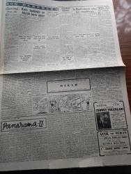 Cumhuriyet Gazetesi - 12 Mart 1952 - Ege'den notlar yazan Nadir Nadi Başmakale - Amiral Carney Bugün öğleden sonra geliyor - Rusya'nın gönderdiği notalarda Kremlin Almanya'nın silahlandırılmasını istiyor - kalkınma kongresinin dünkü çalışmaları - Tahran'da aleyhimizdeki neşriyat - Sağlık Bakanı Ekrem Hayri Üstündağ vapurda yazarımızla görüşürken fotoğraf - Hasanoğlan köy enstitüsü meselesi - Taşan asi nehri Antakya'da bir gazinoyu sürükledi - veremin yeni bulunan ilacı Amerika'yı birbirine kattı - Bir Beyaz Gömleklinin Dramı yazan Doktor Burhan Öncel Yazı Dizisi - Remzi Kitabevi sahibi Remzi Bengi'nin evi soyuldu - Panaroma yazan Yakup Kadri Karaosmanoğlu - Mısır'da Vefd Partisi Hilali Paşa'ya karşı cephe aldı - nefis muhasebesi yazan Burhan Felek - Kore'de şehit ve yaralı listesi - sovyetlerin olimpiyat anlayışındaki fark - İstanbul belediyesi şehir tiyatroları dram kısmında Şakacı komedi kısmında Bir Kavuk Devrildi - Karolina Filmi Kadıköy yurt sinemasında - şehirden röportajlar