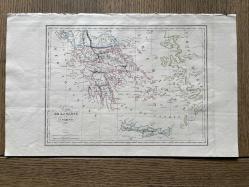 Yunanistan Haritası- Carte de la Grèce et de l’Archipel – 1833