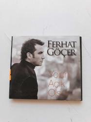 FERHAT GÖÇER YOLUN AÇIK OLSUN    MÜZİK CD ORİJİNAL MÜZİK CD ( CD 10977