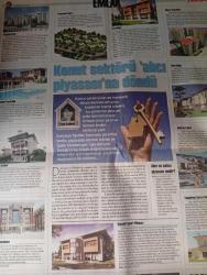 Milliyet GAZETESİ -19 temmuz 2008-Enver Yücel - Doğan Grubu - Üngün Yıldırım - Tülin İleri - Erol Özmandıracı - Halit Ürün - Burhan Gökay - Selim Yücel - Yusuf Şahin - Murat Akdoğan - Melih Araz - Sıtkı Arıkan - Ercüment Eryılmaz - Fikret İkiz - Erdinç Balaban - Yusuf Ersoy - Orhan Ayhan - Turgut Hakkı Polat - Hasan Kaya - Sefa Yüce - Konut sektörü ’alıcı piyasası’na döndü - Emlak ofislerine büyük fırsat - Konut kredileri 36.49 milyar YTL’ye ulaştı - Genel müdürlük binaları ondan soruluyor - Çorlu’nun antik kentinde yaşam 2009’da başlayacak - 1 haftada hükümetin evi yapıyor - Artemisia Evleri’nde yaşam başladı - AVM’ler konsept kurbanı - Bosphorus City’de trafiksiz boğaz keyfi - Canan Residence’ın örnek dairesi hazır - Pendik Park Outlet Center ağustosta açılıyor