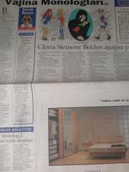 Hürriyet GAZETESİ -11 haziran 2000-Sean Connery-Ayşe Arman-Eve Ensler-Gloria Steinem-Özdemir İnce-Mümtaz Sosyal-Etyen Mahçupyan-Kurtkan Fişek-Alev Alatlı-Artun Ünsal-Latif Demirci-Faruk Zabcı-Lars Nittve  Bu müze para basıyor-Seksi Bond Benden geçti-Peynir Şarap-Vajina Monologları-Gloria Steinem: Belden aşağısı yok-Madalyada engel tanımıyor-Futbolda alışveriş günleri-Galatasaray’da giden çok gelen yok-Fener’de para bol-Transfer şampiyonu Beşiktaş-Güzel yüzlü bir ihtiyarım-Hiçbir şey barıştan önemli değil-Havayolları alt katı keşfetti-İşbilir araştırma komisyonları-Meclis “yozlaştırma” komisyonları-Soruşturma yargıya devredilmeli-Yeni yapı kurulmalı-Bizimle kafa mı buluyorlar?-Meclisin elinden alınmalı  Press Bey - Latif Demirci
