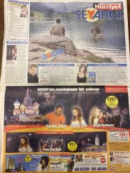 HÜRRİYET SEYAHAT GAZETESİ DOĞUM GÜNÜ HEDİYESİ-  24 ARALIK 2007 -2008’de hangi şehirde girmek istersiniz-Paris-Londra-Moskova-New York-Berlin-Trablusgarp’a asude yaşanıyor hayat huzurla akıp gidiyor-Haluk Dursun-hava toprak ve su iç hayatımız bu-mikdat kadıoğlu-en uzun kayak pisti-Razi Canikligil-Aydın Ulun-Faruk Zabcı-Nerdun Hacıoğlu-Muammer elveren-gece boyunca yine nehrinde tekne turu yeni yıla girerken champs elysees şovu-Peter gabriel-burcu okutulmuş-Taner sağtürk-Yalçın pekşen-Doğan hızlan-Serdar Ortaç-ziynet Sali-grup turkuaz-Sibel Can