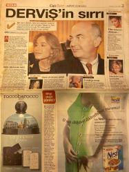 VATAN CAFE PAZAR GAZETESİ DOĞUM GÜNÜ HEDİYESİ - 22 EYLÜL 2002 -Ahmet Ümit - Ahmet Altan - Haşmet Babaoğlu - Haşmet Babaoğlu - Gani Müjde - Teoman - Kemal Derviş - Ahmet Ümit - Ahmet Altan - Zeynep Derviş - Tuğba Özay - Ebru Akel - Esin Moralıoğlu - Sibel Sezer - Prof. Dr. Cihat Tıraş - Semra Dündar - Engin Aksu - Semra Yücel - Semra Kalaycı - Muammer Ergenekon - Burak Kara - Emin Aydın - Cemil Sait - Thalia - Thalía Gabriela Sodi Miranda - Richard O’Brien - Rick Springfield - Hande Yener - Ben Hürman - Funda Arar - Serdar Ortaç - Yıldız Tilbe - Erol Köse - Avril Lavigne - Nek - Creed - Coldplay - Hooverphonic - Jackie Cane - Las Ketchup - Athena - Kadınlar Derviş’i neden seksi buluyor - Derviş’in sırrı - Teoman’la öpüşmek Arapça öğrenmek gibi - Edebiyatta büyük kutuplaşma - Yıldızların gizli Türkiye sığınağı - Orgazm yalanı açığa çıktı - Fight club’a dayak - Gerçekte ne düşünüyor - Seç bir tarz havan olsun - Aaa ben bu kızı dizide görmüştüm - Bakalım ne çıkacak bahtına - Yeni Albümler