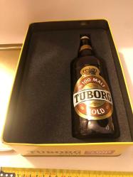 Tuborg bira fabrika gezisi hatıra şişesi
