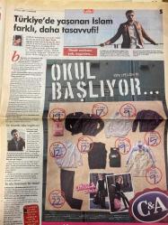 VATAN GAZETESİ DOĞUM GÜNÜ HEDİYESİ - 5 EYLÜL 2009 -Nejat İşler - Emina Sandal - Elif Ergu - Banu Duran - Cem Ceminay - Sami Yusuf - David Helfgott - Eda Solmaz - Buket Aşçı - Brad Pitt - Daniel Craig - Anne Hathaway - Barack Obama - Michelle Obama - Carla Bruni Sarkozy - Penelope Cruz - Prenses Letizia Asturias - Sibel Can - Sulhi Aksüt - Derin Samyeli - Eren Talu - Ayşe Arman - Hıncal Uluç - Eda Taşpınar - Emina Türkan - Mustafa Sandal - Milyon dolarlık aktör olayım gibi bir derdim yok - Dekolte giydiğimde Mustafa çıkar der inatlaşmam - Kadının fendi erkekleri yendi - Şizofren dahi piyanist geliyor - Asıl Umre’ye gitmesi gerekenler… - İslami pop star - Ateşli hayranlarımın ilgisinden beni inancım koruyor - 2009’un stil ikonları - Canım Türkiyem - Emina Sandal - Kadınlar kedi gibi, erkekler ise köpek - Musti’yi şimdi daha çok seviyorum, çünkü benim! - Doğum hediyesi ev değil sadece bir yüzük - Bizim evde müzik konuşulmaz, en büyük kavga sebebimiz ise laptop! - Penelope’yle en çok gözle