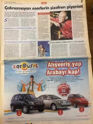 VATAN GAZETESİ DOĞUM GÜNÜ HEDİYESİ - 5 EYLÜL 2009 -Nejat İşler - Emina Sandal - Elif Ergu - Banu Duran - Cem Ceminay - Sami Yusuf - David Helfgott - Eda Solmaz - Buket Aşçı - Brad Pitt - Daniel Craig - Anne Hathaway - Barack Obama - Michelle Obama - Carla Bruni Sarkozy - Penelope Cruz - Prenses Letizia Asturias - Sibel Can - Sulhi Aksüt - Derin Samyeli - Eren Talu - Ayşe Arman - Hıncal Uluç - Eda Taşpınar - Emina Türkan - Mustafa Sandal - Milyon dolarlık aktör olayım gibi bir derdim yok - Dekolte giydiğimde Mustafa çıkar der inatlaşmam - Kadının fendi erkekleri yendi - Şizofren dahi piyanist geliyor - Asıl Umre’ye gitmesi gerekenler… - İslami pop star - Ateşli hayranlarımın ilgisinden beni inancım koruyor - 2009’un stil ikonları - Canım Türkiyem - Emina Sandal - Kadınlar kedi gibi, erkekler ise köpek - Musti’yi şimdi daha çok seviyorum, çünkü benim! - Doğum hediyesi ev değil sadece bir yüzük - Bizim evde müzik konuşulmaz, en büyük kavga sebebimiz ise laptop! - Penelope’yle en çok gözle