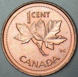 KANADA 1 CENT 2002 SİRKÜLASYON HATIRA. KRALİÇE II. ELİZABETH 50. TAHT YILI 1952-2002 ALTIN JÜBİLE. 19.05 mm ÇİLALTI