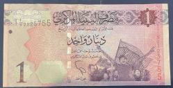 LİBYA 1 DİNAR ÇİL KAĞIT PARA.RESİMDEKİ ÜRÜN