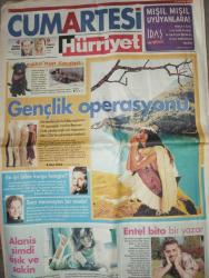 HÜRRİYET GAZETESI DOĞUM GÜNÜ GAZETESİ  -28 Ağustos 2004-Doğan Hızlan-Pakize Suda-Ezgi Başaran-Sibel Arna-Ayşe Arman-Ebru Çapa-Cameron Lee-Temujin Tüzecan-Dale Carnegie-Gamze Cizreli-Özlem Şenuşa-Figen Batur-Sabine Günther-Schier Pekinel-Ilhan Erşahin-Burhan Öçal-Sultan Tunç-Ramzi Gür-Meltem Gür-Sefa Kızgıltürk-Ahmet Yeşilbağ-Gaye Sökmen-Timuçin Esen-Meltem Cumbul-Nurgül Yeşilçay-Sibel Kekilli-Meltem Cumbul-Melike Demirağ-Ayşe Saran-Gülseren Güleryüz-Meral Yıldız-Burcu Güneş-Özcan Deniz-Pelin Batu-Candan Erçetin-Mischa Barton-Ayşe Özyılmazel-Gamze Özçelik-Murat Dalkılıç-Cenk Eren-Sinem Kobal-Barış Akarsu-Zeynep Tokuş-Sibel Can-Mustafa Sandal-Haluk Bilginer-Bora Akkaş-Seren Serengil-Candan Erçetin-Joan Baez  Radiohead müsaitti de biz mi getirmedik?-İstanbul Üniversitesi kapılarını Ramsey’e açtı-Testosteron havuzunda aile teknemiz ikinci oldu-Bir daha evlenmek mi? Ben almayayım derken evlenivermiş-Dale Carnegie-İşten ve yaşamdan zevk almanın yolları-Kitapta romancının kendisi de var-Gerçe