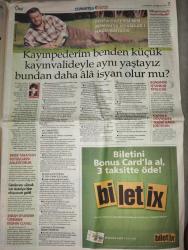 HÜRRİYET GAZETESI DOĞUM GÜNÜ GAZETESİ  -28 Ağustos 2004-Doğan Hızlan-Pakize Suda-Ezgi Başaran-Sibel Arna-Ayşe Arman-Ebru Çapa-Cameron Lee-Temujin Tüzecan-Dale Carnegie-Gamze Cizreli-Özlem Şenuşa-Figen Batur-Sabine Günther-Schier Pekinel-Ilhan Erşahin-Burhan Öçal-Sultan Tunç-Ramzi Gür-Meltem Gür-Sefa Kızgıltürk-Ahmet Yeşilbağ-Gaye Sökmen-Timuçin Esen-Meltem Cumbul-Nurgül Yeşilçay-Sibel Kekilli-Meltem Cumbul-Melike Demirağ-Ayşe Saran-Gülseren Güleryüz-Meral Yıldız-Burcu Güneş-Özcan Deniz-Pelin Batu-Candan Erçetin-Mischa Barton-Ayşe Özyılmazel-Gamze Özçelik-Murat Dalkılıç-Cenk Eren-Sinem Kobal-Barış Akarsu-Zeynep Tokuş-Sibel Can-Mustafa Sandal-Haluk Bilginer-Bora Akkaş-Seren Serengil-Candan Erçetin-Joan Baez  Radiohead müsaitti de biz mi getirmedik?-İstanbul Üniversitesi kapılarını Ramsey’e açtı-Testosteron havuzunda aile teknemiz ikinci oldu-Bir daha evlenmek mi? Ben almayayım derken evlenivermiş-Dale Carnegie-İşten ve yaşamdan zevk almanın yolları-Kitapta romancının kendisi de var-Gerçe