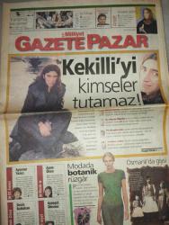 MİLLİYET DOĞUM GÜNÜ GAZETESİ  -30 Ocak 2000-Murat Kekilli-Ayşenur Yazıcı-Aysun Önen-Deniz Kutlukkan-Ayşegül Sönmez-Konca Kuriş-Şahide Yazıcıoğlu-Yasgül Aldoğan-Ayşe Düzkan-Sibel Eraslan-Mine G. Kırıkkanat-Lale Mansur-Emine Şenlikoğlu-Faik Bulut-Ömer Onan-Gürbüz Evren  Kekilli’yi kimseler tutamaz-Of Alman-Mızık-a-Pamuk Güce-Art niyet-Modada botanik rüzgar-Osmanlı’da giysi-Feminizmin rengi soldu-Yazık oldu-Feministlerin ilk şehidi-Sıra kimde-Pisliğe batınca çıkmak zordur-O dönem kimdi başbakan-Şüpheliyim-Sen artık şeytan oldun-Siyaset aracı olarak rüya-Herkes başka giyiniyordu