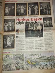 MİLLİYET DOĞUM GÜNÜ GAZETESİ  -30 Ocak 2000-Murat Kekilli-Ayşenur Yazıcı-Aysun Önen-Deniz Kutlukkan-Ayşegül Sönmez-Konca Kuriş-Şahide Yazıcıoğlu-Yasgül Aldoğan-Ayşe Düzkan-Sibel Eraslan-Mine G. Kırıkkanat-Lale Mansur-Emine Şenlikoğlu-Faik Bulut-Ömer Onan-Gürbüz Evren  Kekilli’yi kimseler tutamaz-Of Alman-Mızık-a-Pamuk Güce-Art niyet-Modada botanik rüzgar-Osmanlı’da giysi-Feminizmin rengi soldu-Yazık oldu-Feministlerin ilk şehidi-Sıra kimde-Pisliğe batınca çıkmak zordur-O dönem kimdi başbakan-Şüpheliyim-Sen artık şeytan oldun-Siyaset aracı olarak rüya-Herkes başka giyiniyordu