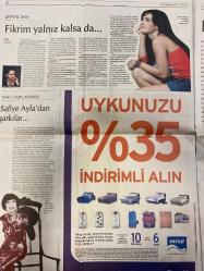CUMHURİYET GAZETESİ DOĞUM GÜNÜ HEDİYESİ - 18 TEMMUZ 2004 -Şevval Sam - Vedat Günyol - Yağmur Kızılocak - Mariza - Esra Başbüyük - İpek Özbey - Ali Deniz Uslu - Beral Gümgüncan - Molly Bingham - Bukowski - Ahmet Kaya - Melike Arı - Özcan Deniz - Özlem Ortakova - Ferhat Tunç - Tek bir hayat yetmiyor - Mariza Fado söylüyor, Fadoyu yaşıyor… - Kadınlar Bukowski sever… - Taciz ne, tacizci kim? - ‘Sıradan’ savaşçılar - Kadınlar Bukowski sever - Kadın olarak doğsaydım… - İstanbul’u bir sanayi şehri yapamaz mıyız? - Bukowski maço değil, kadınları seviyor - Hayran bu, sever de öldürür de! - Fado kaderimdir