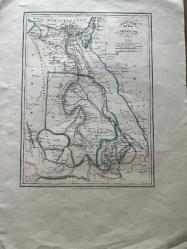 Mısır Haritası ( Égypte, Nubie et Abyssinie)